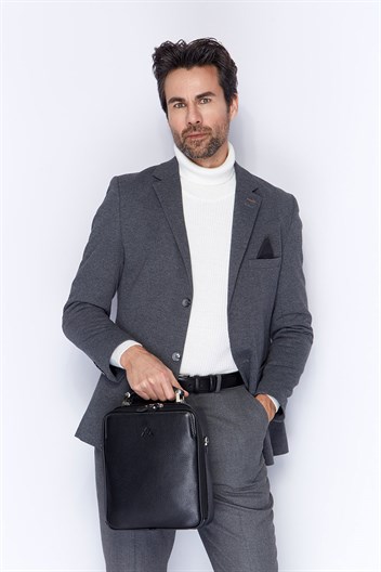 Genuine Leather Hand and Shoulder Bag 375 2