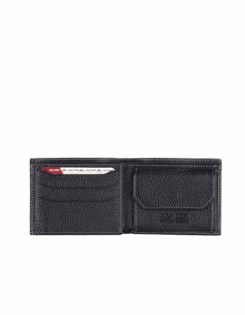 Aka Deri Siyah Erkek Cüzdanı 507 -2