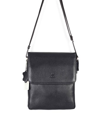 Aka Deri Siyah Omuzdan Askılı Çanta 360 2