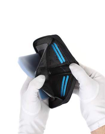 Aka Deri Siyah Erkek Cüzdanı 819 -2