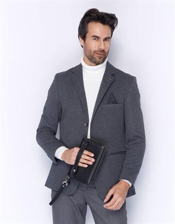 Aka Deri Siyah El Çantası 331 2