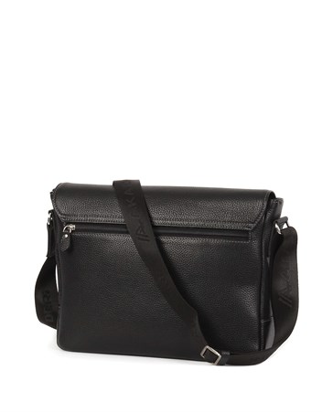 Aka Deri Siyah Omuzdan Askılı Çanta 385 2