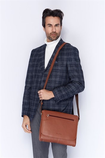 Genuine Leather Shoulder Bag 398 6