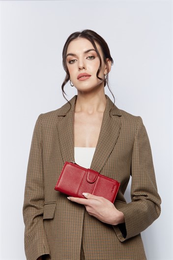 Aka Deri Kadın Cüzdanı 821 8