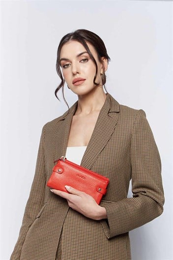 Aka Deri Kadın Cüzdanı 400 36