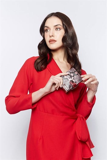 Aka Deri Kadın Cüzdanı 410 01