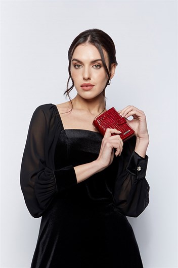 Genuine Leather Womens Wallet 410 -66