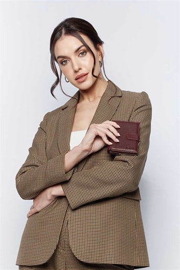 Aka Deri Kadın Cüzdanı 410 70