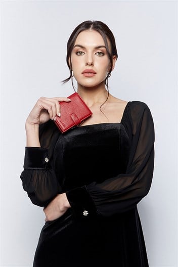 Genuine Leather Womens Wallet 410 -8