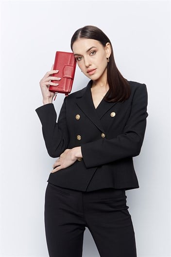 Aka Deri Kadın Cüzdanı 428 8