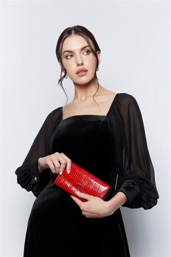 Aka Deri Kadın Cüzdanı 444 42