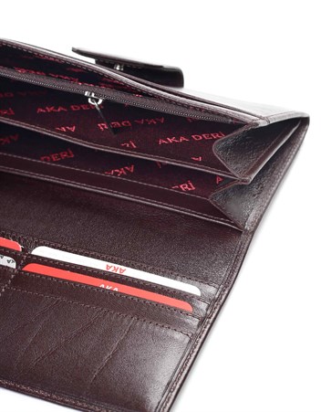 Aka Deri Kadın Cüzdanı 485 3