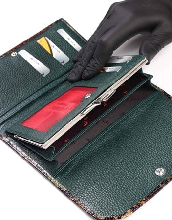 Genuine Leather Womens Wallet 490 -105