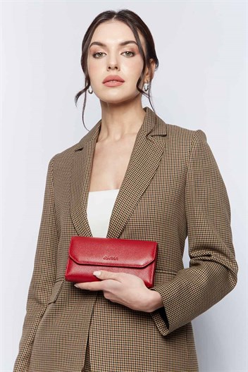 Aka Deri Kadın Cüzdanı 490 8