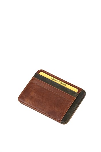 Hakiki Deri Kahverengi Kartlık V004