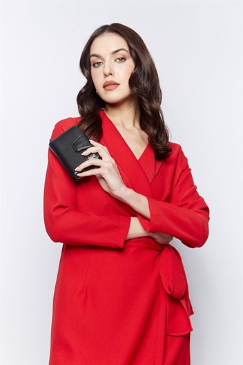 Aka Deri Kadın Cüzdanı 402 2/8