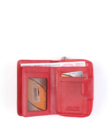 Aka Deri Kadın Cüzdanı 402 7