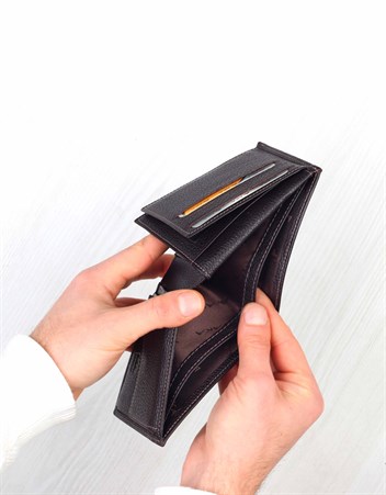 Aka Deri Kahverengi Erkek Cüzdanı 517 -4