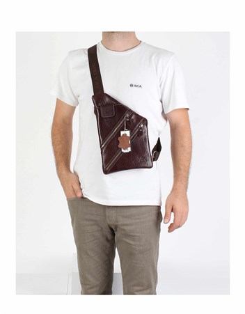 Genuine Leather Crossbody Bag 119 61