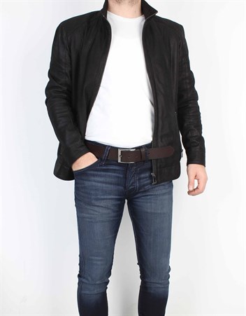 Kahverengi Spor Deri Kemer s163