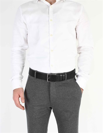 Siyah Desenli Spor Deri Kemer sk0012