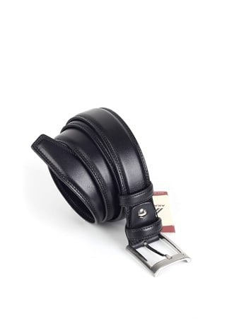 Siyah Klasik Deri Kemer kk1012