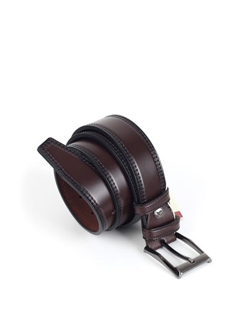 Kahverengi Klasik Spor Deri Kemeri  s0387