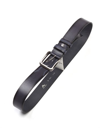 Lacivert Hakiki Deri Spor Erkek Kemeri s189