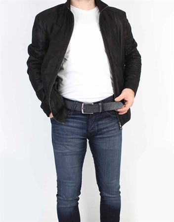 Lacivert Spor Deri Kemer sk0017