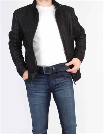 Lacivert Spor Deri Kemer s0301