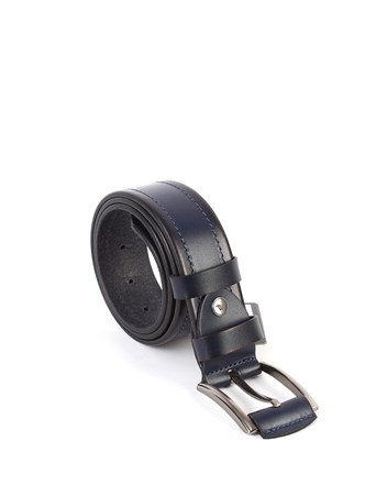 Lacivert Spor Deri Kemer sk062