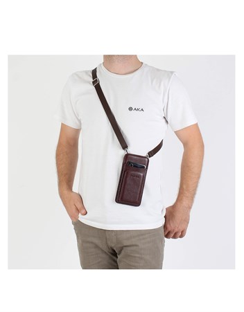 Genuine Leather Crossbody Bag 120 70