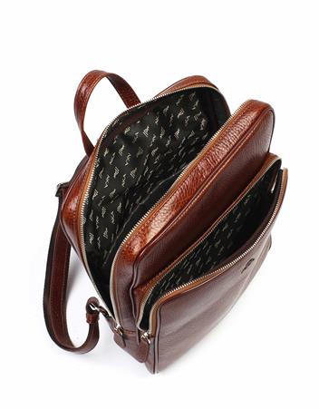 Orta Boy Taba Deri Sırt Çantası 906 63