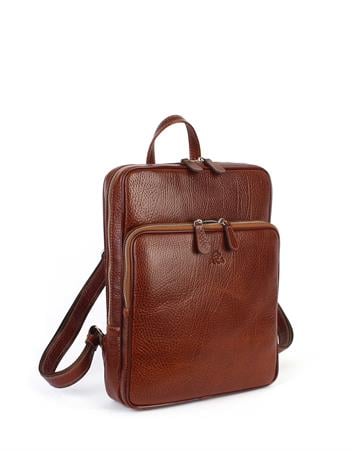 Orta Boy Taba Deri Sırt Çantası 906 63