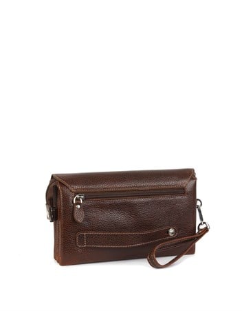 Aka Deri Kahverengi El Çantası 309 61