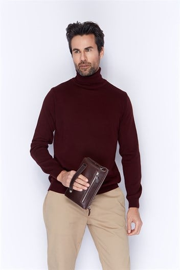 Aka Deri Kahverengi El ve Omuz Çantası 364 61