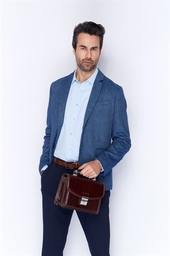 Aka Deri Kahve Portföy Çantası 164 61