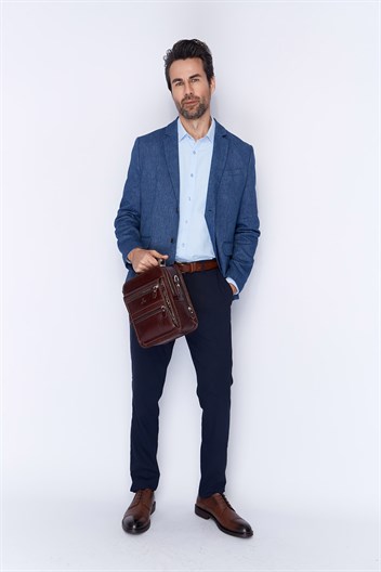 Aka Deri Kahve Portföy Çantası 307 61