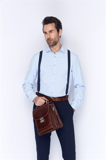 Aka Deri Kahve Portföy Çantası 300 61