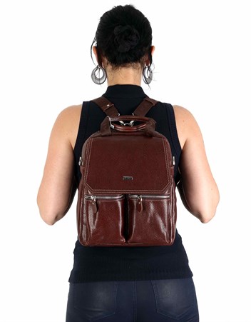 Genuine Leather Backpack Bags 902 61