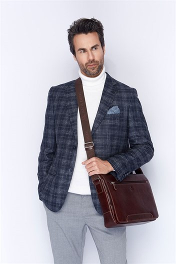 Genuine Leather Shoulder Bag 385 61