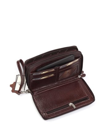 Aka Deri Kahverengi El Çantası 331 61