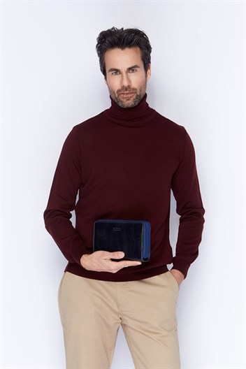 Aka Deri Lacivert El Çantası 331 62