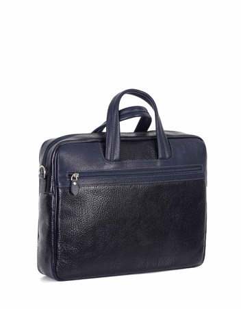 Aka Deri Lacivert Laptop Evrak Çantası 253 62