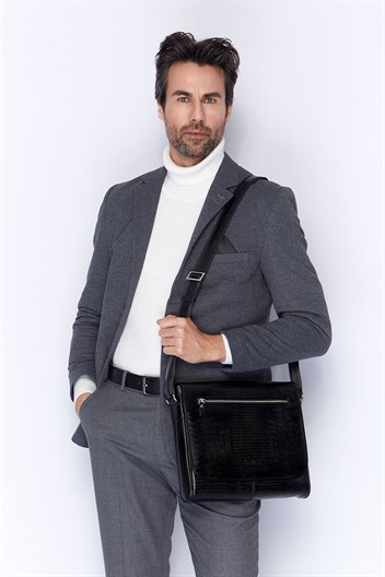 Genuine Leather Shoulder Bag 398 60