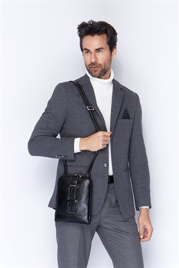 Genuine Leather Shoulder Bag 346 60