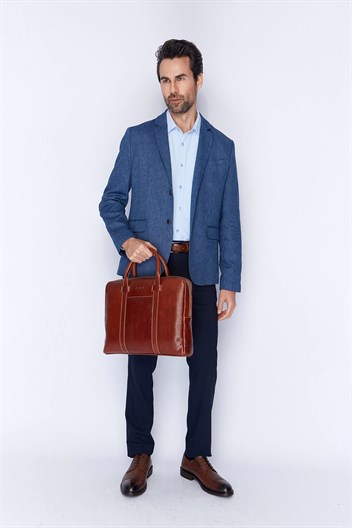 Aka Deri Taba Evrak Çantası 254 63