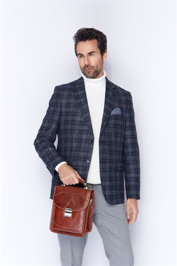 Aka Deri Bordo Portföy Çantası 300 63