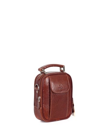 Parlak Taba - Deri Portföy Çantası 342