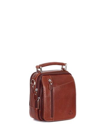 Parlak Taba - Deri Portföy Çantası 348